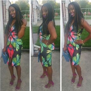 Sexy fitted artist dress